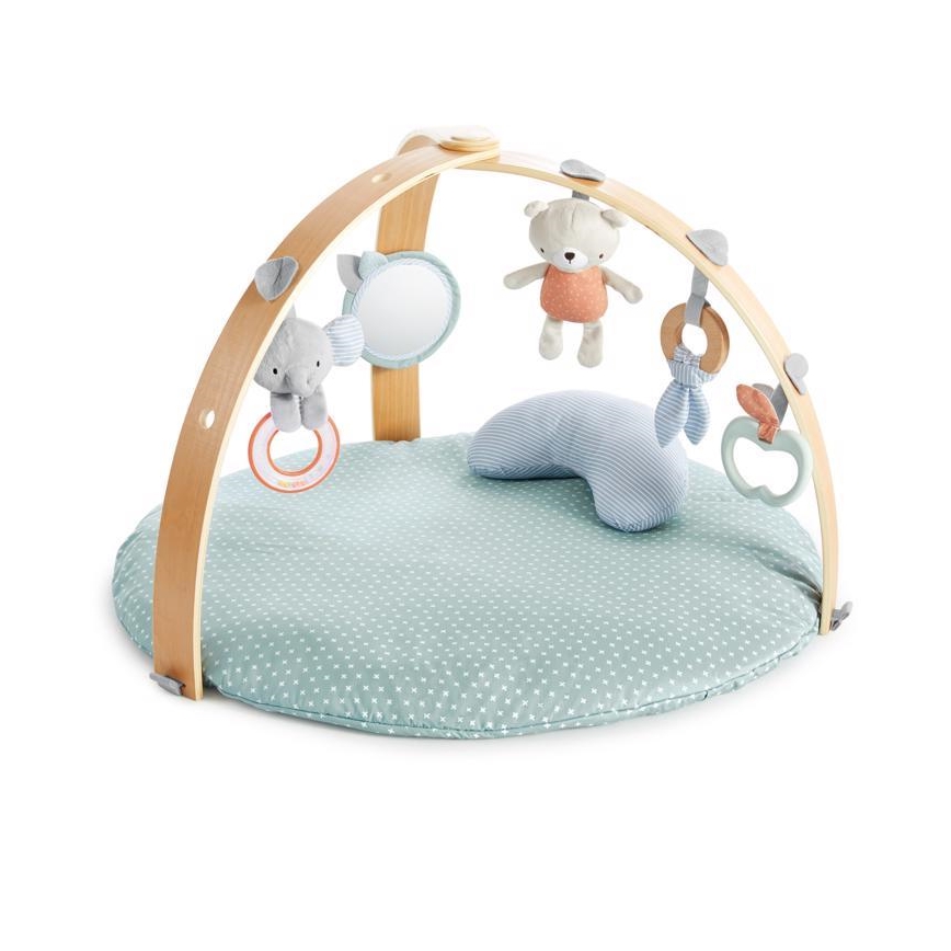 Ingenuity - Babydecke zum Spielen LOAMY mint/grau