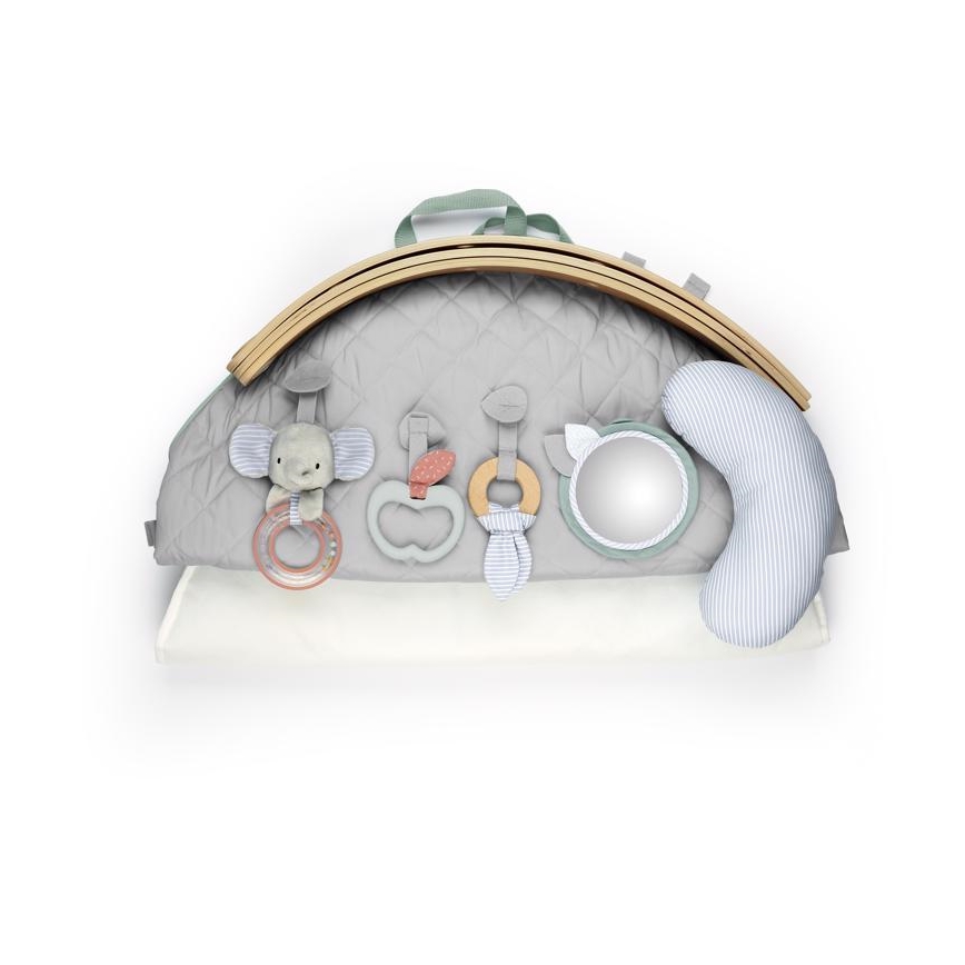 Ingenuity - Babydecke zum Spielen LOAMY mint/grau