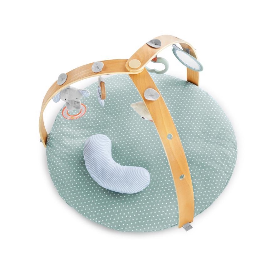Ingenuity - Babydecke zum Spielen LOAMY mint/grau