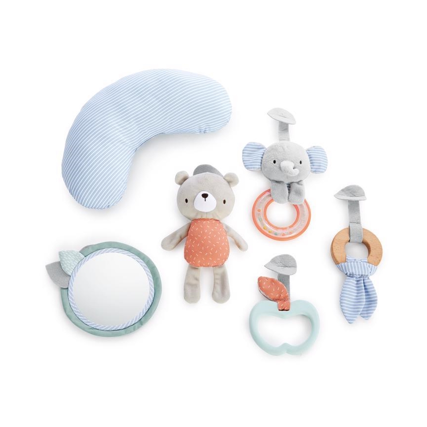 Ingenuity - Babydecke zum Spielen LOAMY mint/grau