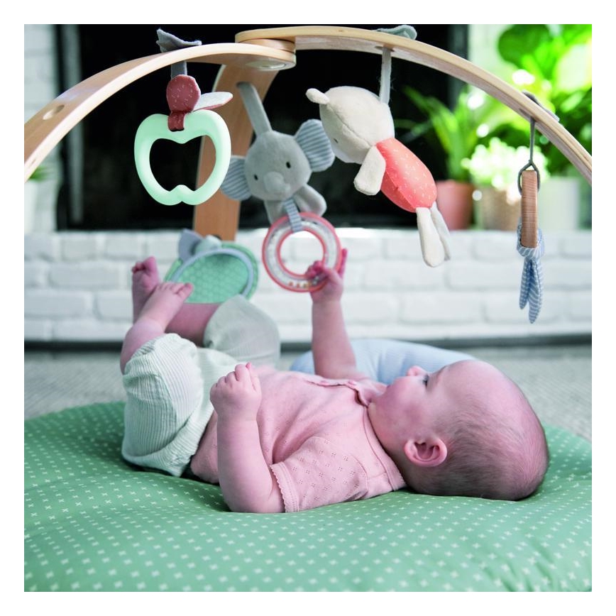 Ingenuity - Babydecke zum Spielen LOAMY mint/grau