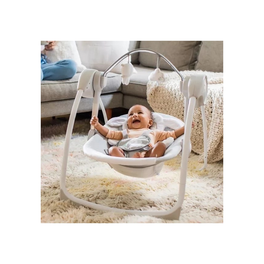 Ingenuity – Babyschaukel mit Melodie CUDDLE LAMB