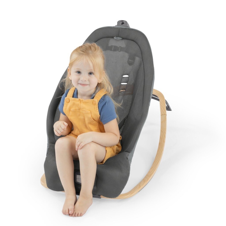 Ingenuity - Kinderwippe mit Vibration und Melodie EVERY SEASON WESLEY 3xC grau