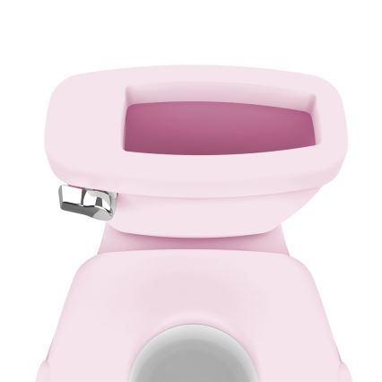 Ingenuity - Kinder-Toilette mit Geräuschfunktion MY SIZE, rosa, 2xAAA