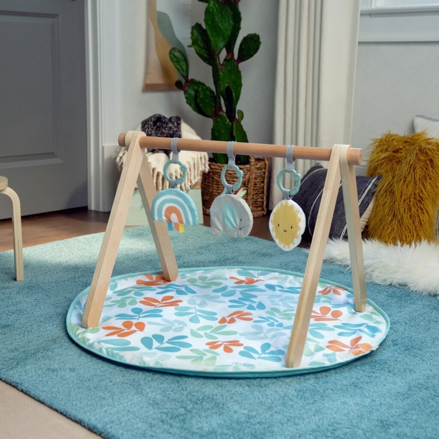 Ingenuity - Kinderdecke zum Spielen mit Holztrapez SONNE VALLEY