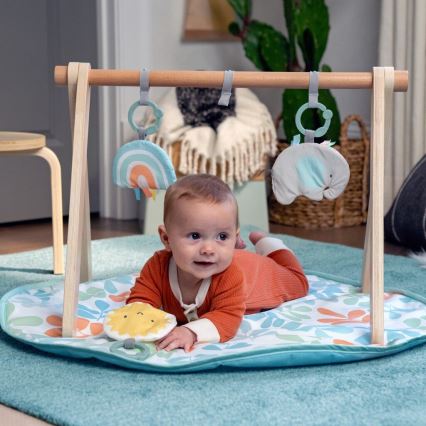 Ingenuity - Kinderdecke zum Spielen mit Holztrapez SONNE VALLEY