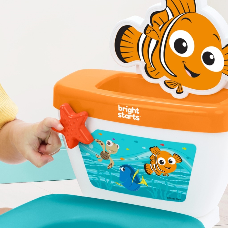 Ingenuity - Kindertoilette mit Soundeffekten MY SIZE Finding Nemo 2xAAA