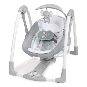 Ingenuity - Kinderwippe mit Vibration und Melodie 2in1 SWELL 4xD + 1xC