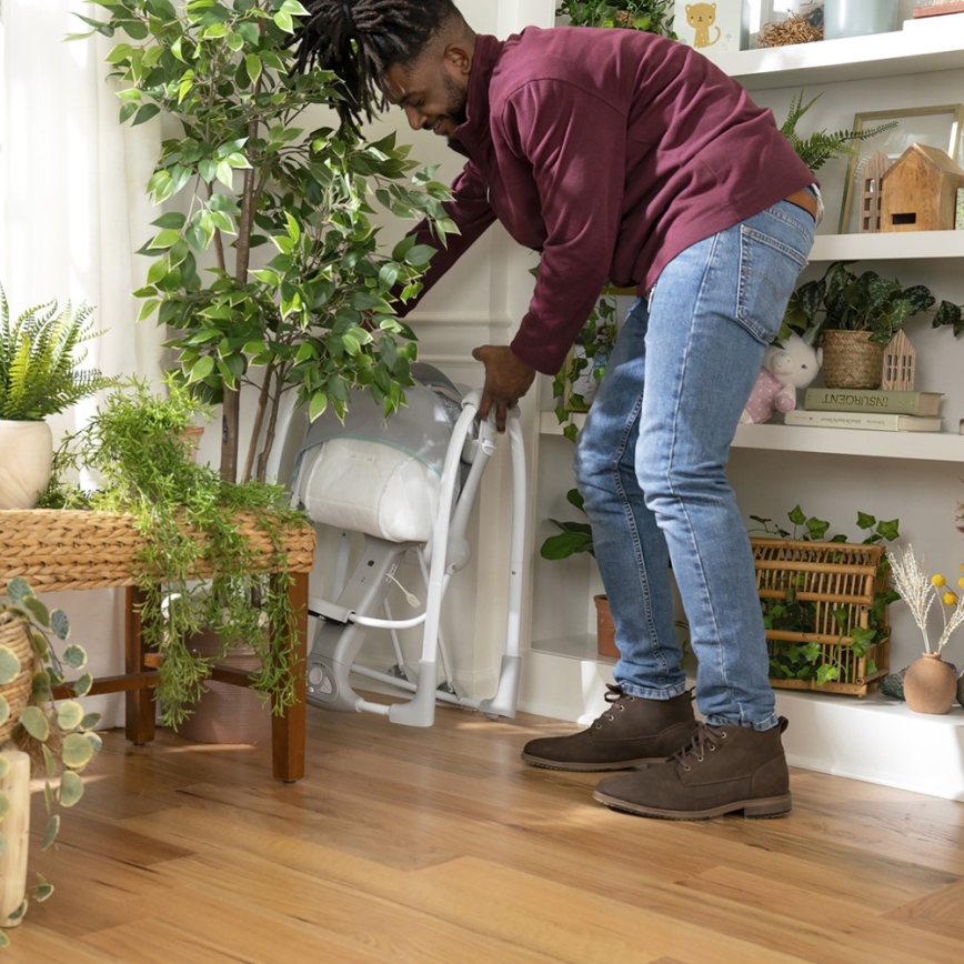 Ingenuity - Kinderwippe mit Vibration und Melodie 2in1 SWELL 4xD + 1xC