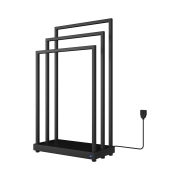 Instal Projekt - Elektrischer Handtuchwärmer MOBE 105 W 90 x 50 cm schwarz