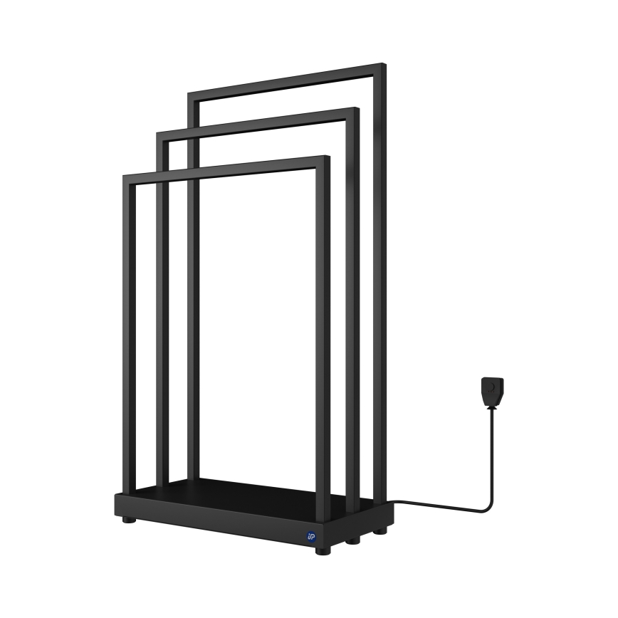 Instal Projekt - Elektrischer Handtuchwärmer MOBE 105 W 90 x 50 cm schwarz