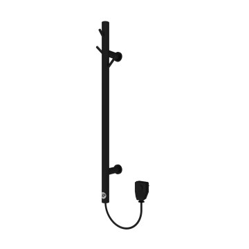 Instal Projekt - Elektrischer Handtuchwärmer TUBIES 32 W 60 x 9 cm Schwarz