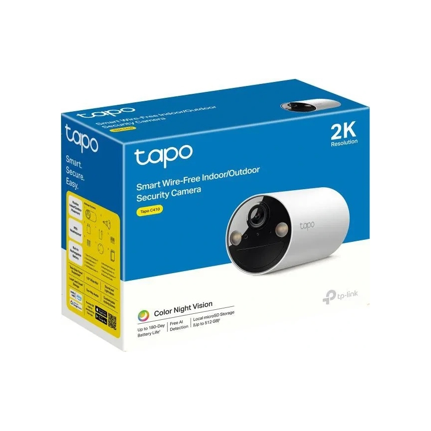 Intelligente Außenkamera IP65, Wi‑Fi, Tuya
