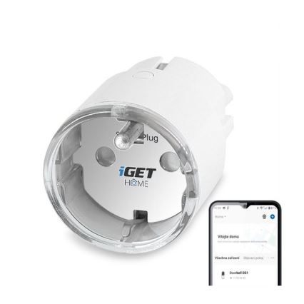 Intelligente Steckdose mit Verbrauchsmessung, 3680 W/230 V, Wi‑Fi (Tuya)