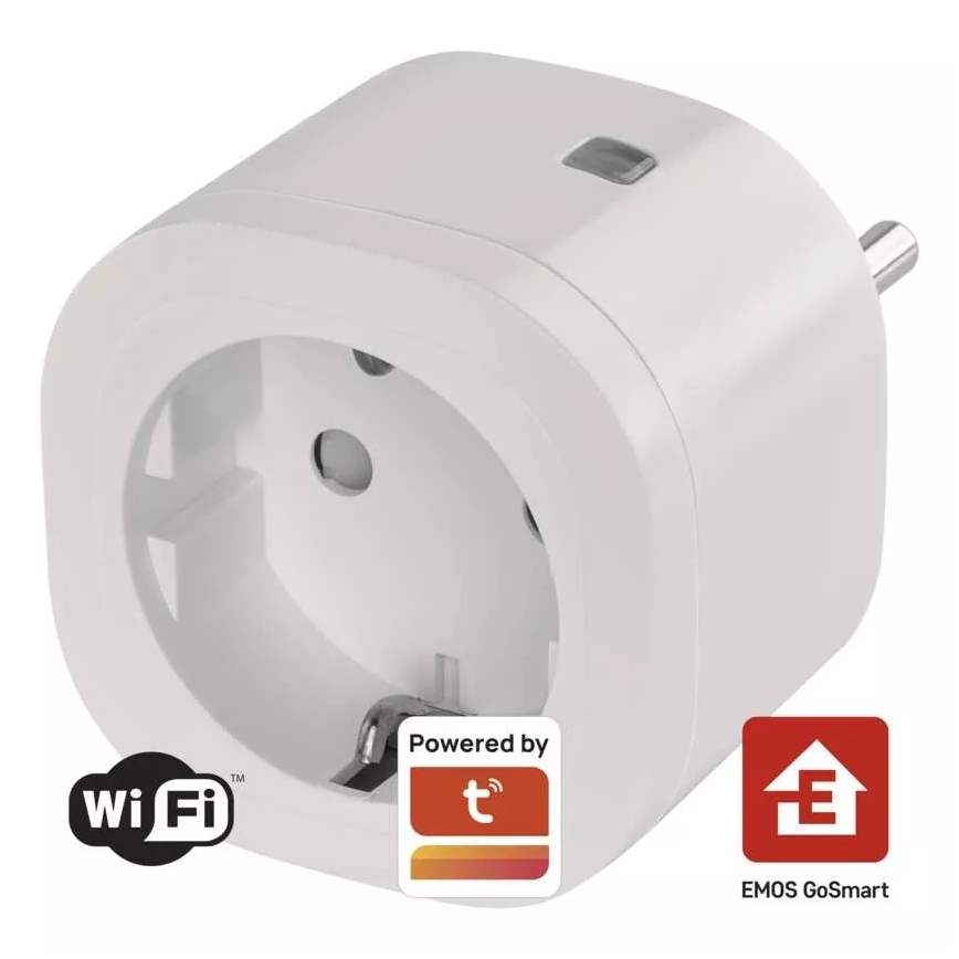 Intelligente Steckdose SCHUKO GoSmart 3680W/230V/16A Wi-Fi Tuya