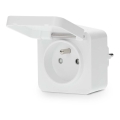 Intelligente Steckdose Smartlife 3680W/230V/ Typ E/16A Wi-Fi Tuya IP44