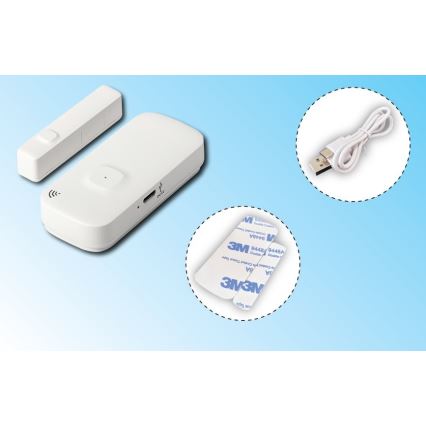 Intelligenter Fenster- und Türsensor 3,7V 500 mAh Wi-Fi Tuya