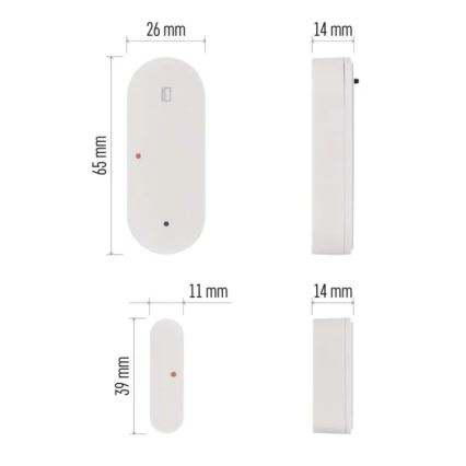 Intelligenter Türsensor GoSmart 1xCR2032