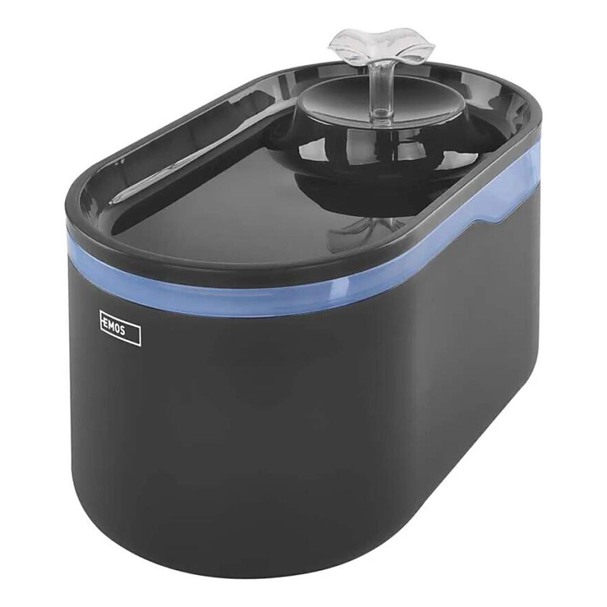 Intelligenter Wasserspender für Haustiere 2,6 l/5V grau mit Wi-Fi