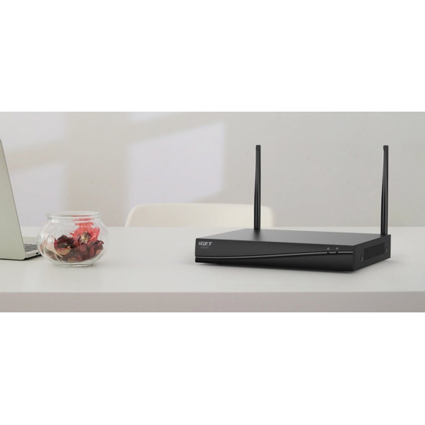 Intelligentes Kamerasystem + 4× Kameras mit 2K+-Sensor, 12 V, IP65, Wi‑Fi, Tuya