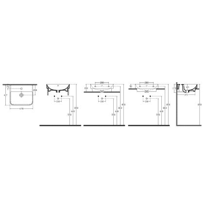Isvea - Aufsatzwaschbecken SOTT AQUA 48x42 cm Keramik/weiß
