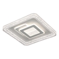ITALUX - Dimmbare LED-Deckenleuchte TEMPIO LED/55W/230V 3000-6500K 50x50 cm Weiß + Fernbedienung