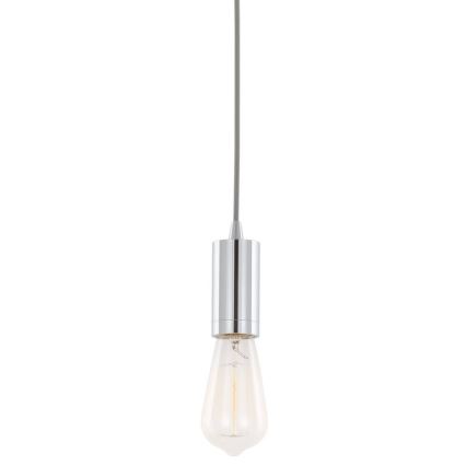 ITALUX - Hängeleuchte MODERNA 1xE27/60W/230V glänzendes Chrom