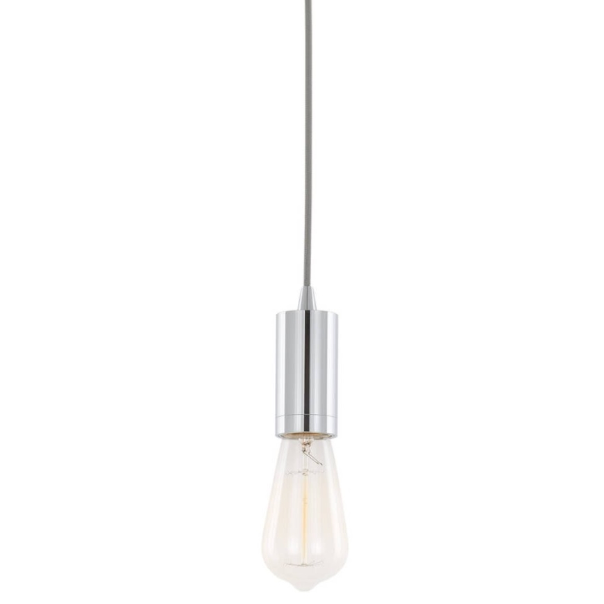 ITALUX - Hängeleuchte MODERNA 1xE27/60W/230V glänzendes Chrom