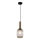 ITALUX - Hängeleuchte an Schnur ANTIOLA 1xE27/40W/230V d 15 cm bronzen