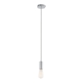 ITALUX - Hängeleuchte MODERNA 1xE27/60W/230V glänzendes Chrom