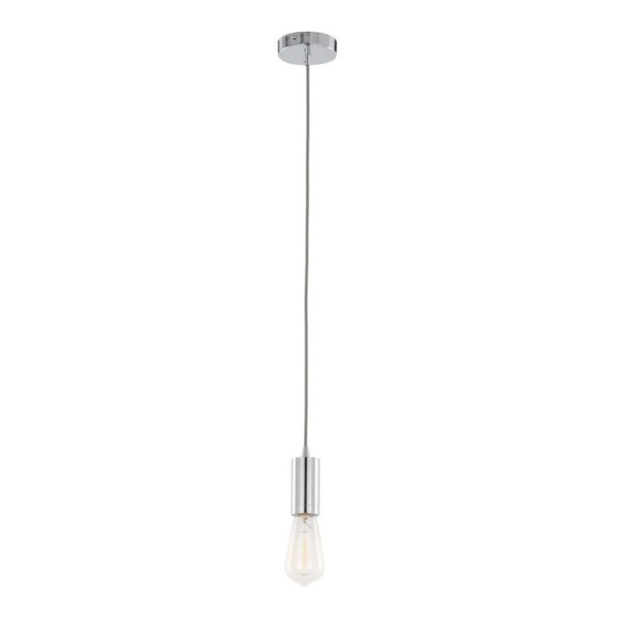 ITALUX - Hängeleuchte MODERNA 1xE27/60W/230V glänzendes Chrom