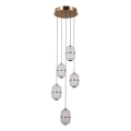 ITALUX - LED-Hängeleuchte an Kabel ALANI 5xLED/5,6W/230V 3000K goldfarben