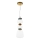 ITALUX - LED-Pendelleuchte an Kabel EVANS LED/15W/230V 3000K gold/blau