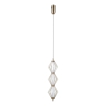 ITALUX - LED-Pendelleuchte an Kabel SEVILLA LED/15W/230V 3000K goldfarben