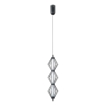 ITALUX - LED-Pendelleuchte an Kabel SEVILLA LED/15W/230V 3000K schwarz