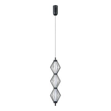 ITALUX - LED-Pendelleuchte an Kabel SEVILLA LED/15W/230V 3000K schwarz