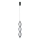 ITALUX - LED-Pendelleuchte an Kabel SEVILLA LED/15W/230V 3000K schwarz