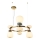ITALUX - LED-Pendelleuchte EVANS mit Kabelaufhängung LED/33W/230V 3000K gold/blau/braun