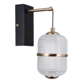 ITALUX - LED Wandleuchte ALANI LED/6W/230V 3000K schwarz/gold
