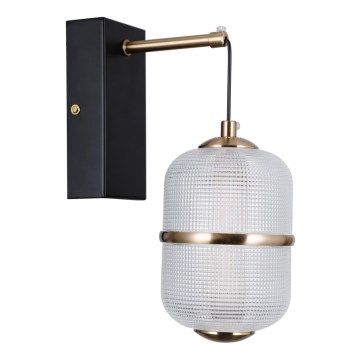 ITALUX - LED Wandleuchte ALANI LED/6W/230V 3000K schwarz/gold