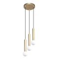 ITALUX - Pendelleuchte an Kabel FILANO 3xG9/5W/230V gold