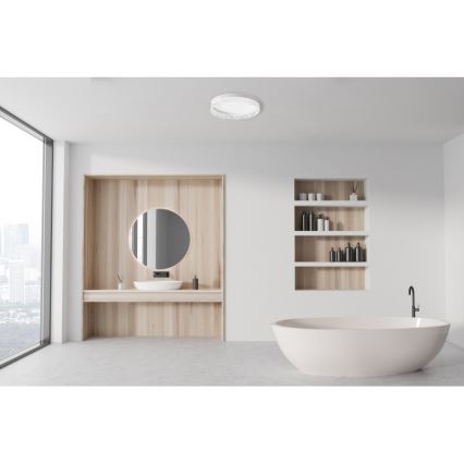 ITALUX - Dimmbare LED-Deckenleuchte RANTE LED/58W/230V 3000-6500K Ø 50 cm Weiß + Fernbedienung