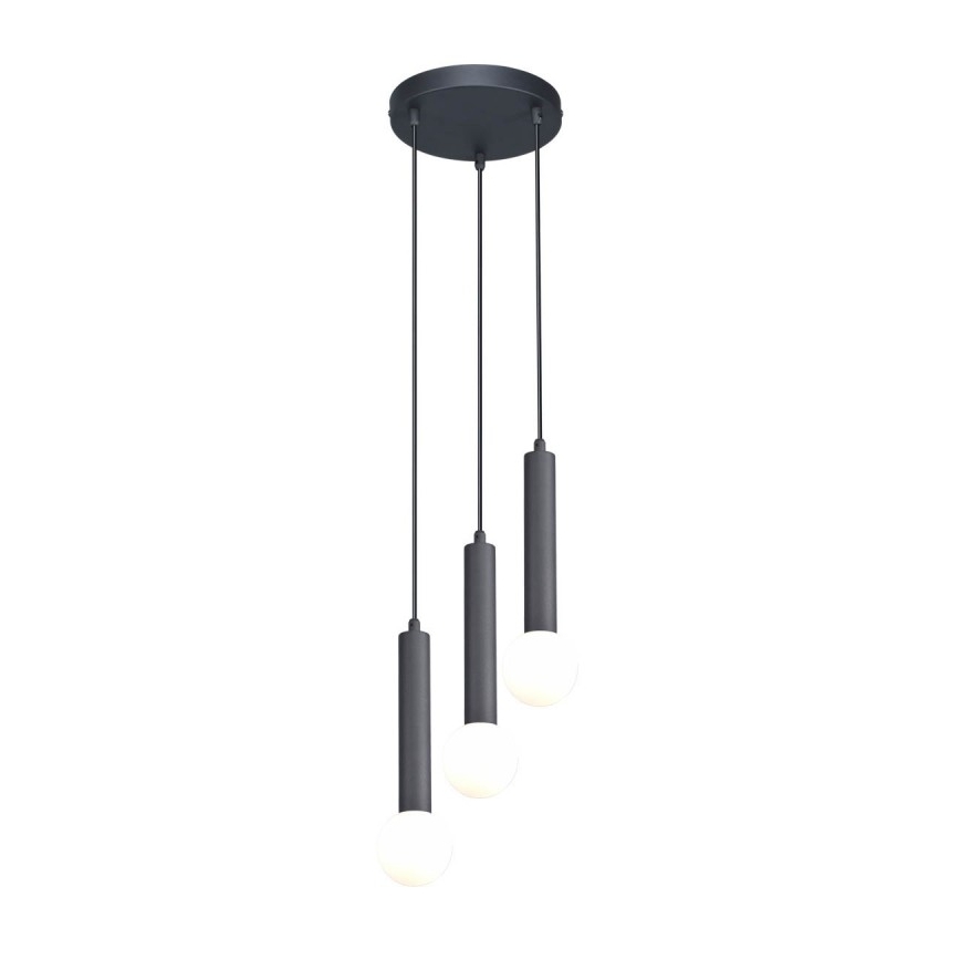 ITALUX - Pendelleuchte mit Kabelabhängung FILANO 3xG9/5W/230V schwarz