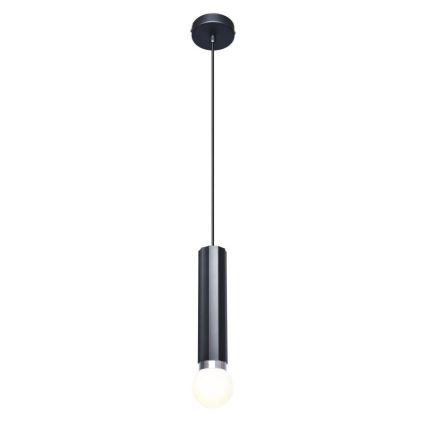 ITALUX - Pendelleuchte MACERA mit Kabelaufhängung, 1xE27/40W/230V, schwarz