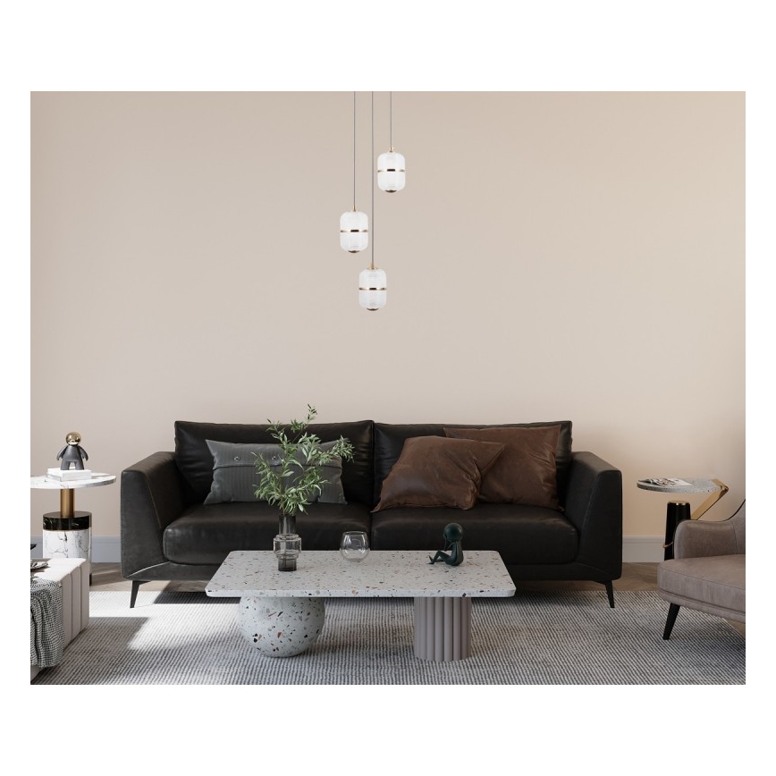 ITALUX - LED-Hängeleuchte ALANI an Kabel 3xLED/5W/230V 3000K goldfarben