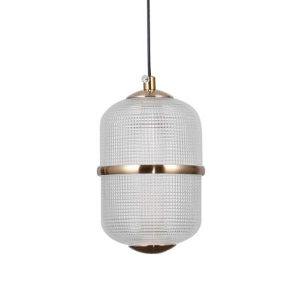ITALUX - LED-Pendelleuchte ALANI an Stahlseil 5xLED/5,6W/230V 3000K schwarz/gold