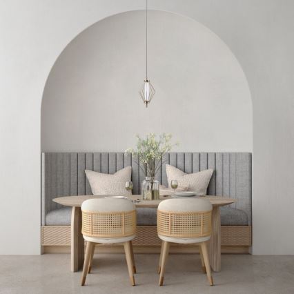 ITALUX - LED-Hängeleuchte SEVILLA mit Kabelaufhängung LED/5W/230V 3000K Gold