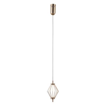 ITALUX - LED-Hängeleuchte SEVILLA mit Kabelaufhängung LED/5W/230V 3000K Gold