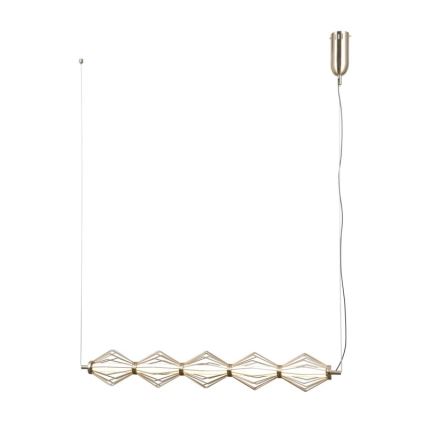 ITALUX - LED-Pendelleuchte an Kabel SEVILLA LED/25W/230V 3000K gold