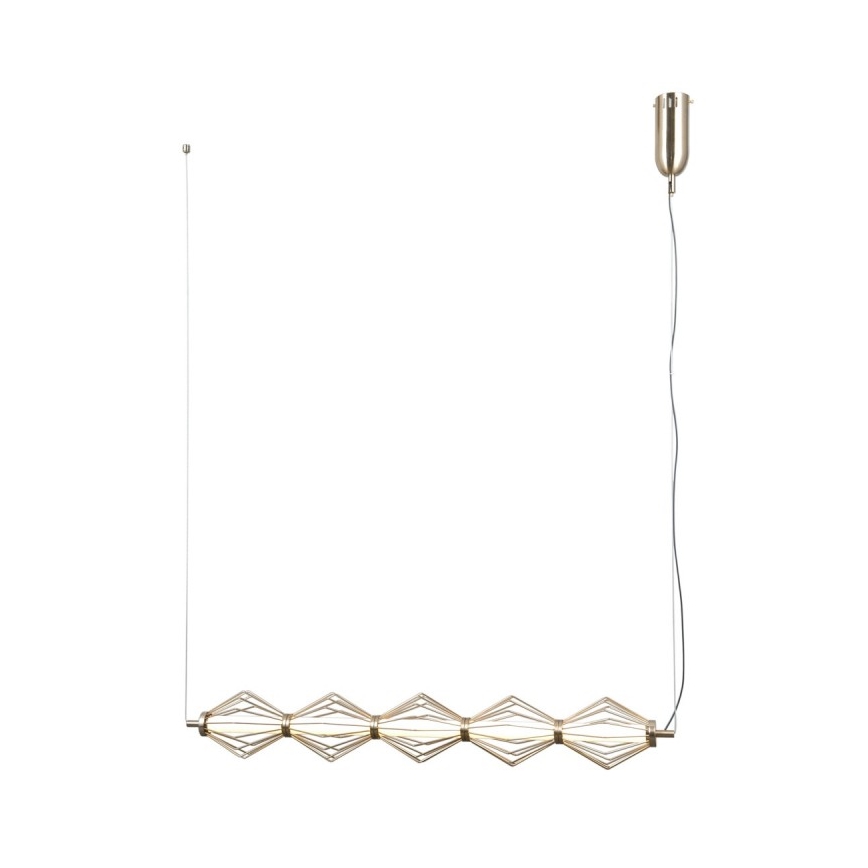 ITALUX - LED-Pendelleuchte an Kabel SEVILLA LED/25W/230V 3000K gold